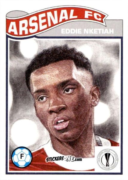 Figurina Eddie Nketiah - Living Set Soccer 2021 n. 272 - Topps