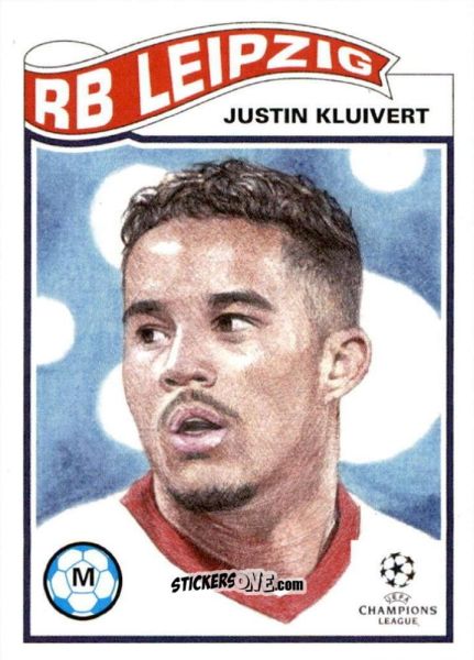 Cromo Justin Kluivert - Living Set Soccer 2021 n. 273 - Topps