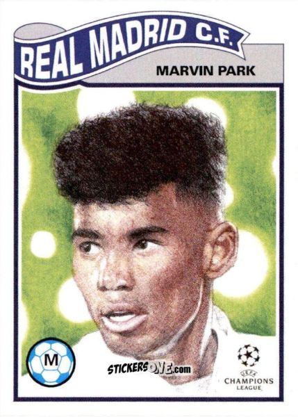 Sticker Marvin Park - Living Set Soccer 2021 n. 286 - Topps