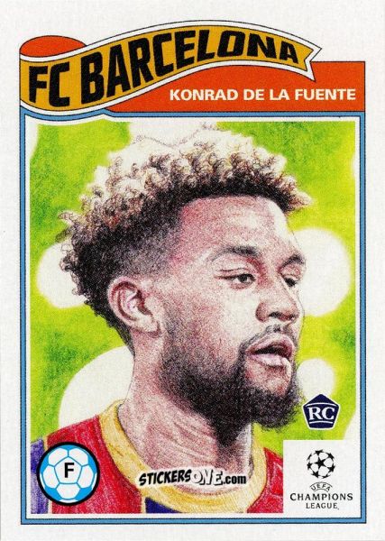 Cromo Konrad de la Fuente - Living Set Soccer 2021 n. 300 - Topps