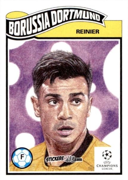 Sticker Reinier - Living Set Soccer 2021 n. 302 - Topps