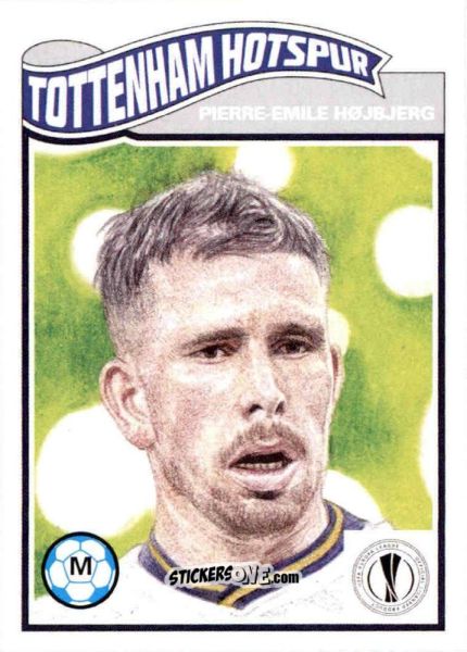 Cromo Pierre-Emile Hojberg - Living Set Soccer 2021 n. 303 - Topps