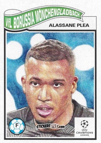 Figurina Alassane Plea - Living Set Soccer 2021 n. 304 - Topps