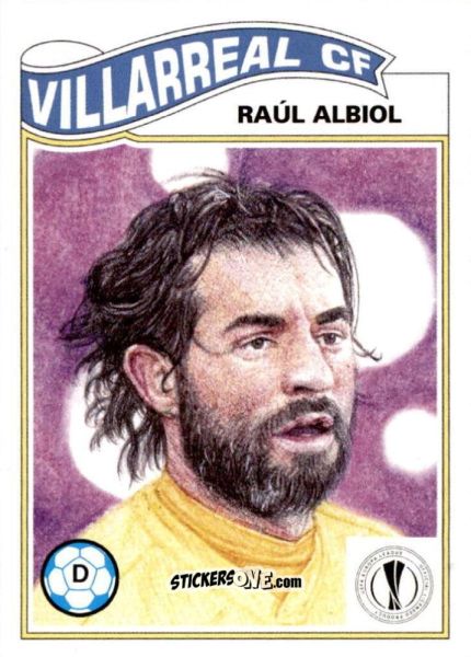 Cromo Raúl Albiol - Living Set Soccer 2021 n. 306 - Topps