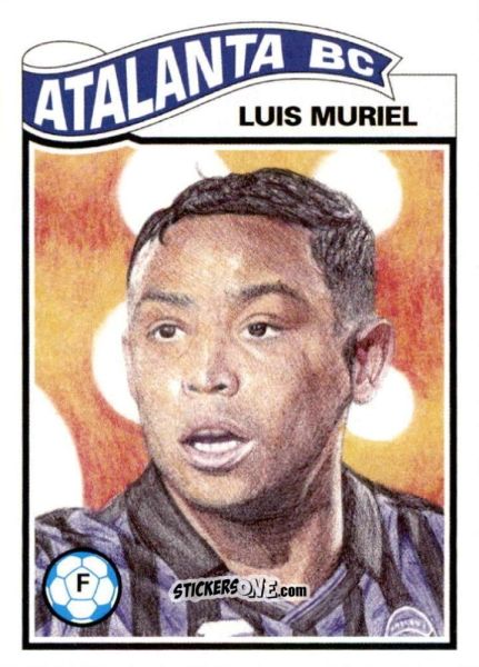 Figurina Luis Muriel - Living Set Soccer 2021 n. 308 - Topps