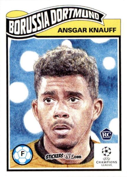 Sticker Ansgar Knauff - Living Set Soccer 2021 n. 311 - Topps