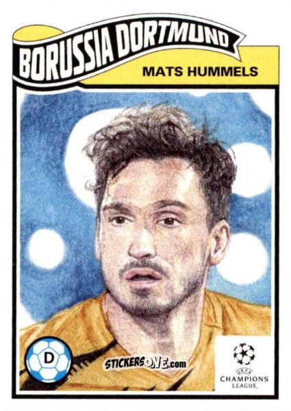 Figurina Mats Hummels - Living Set Soccer 2021 n. 313 - Topps
