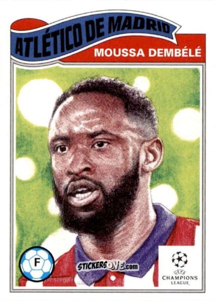 Figurina Moussa Dembélé - Living Set Soccer 2021 n. 316 - Topps