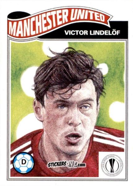 Cromo Victor Lindelof - Living Set Soccer 2021 n. 320 - Topps