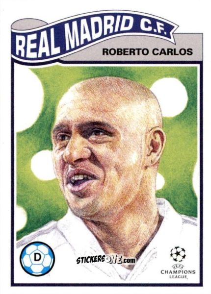 Figurina Roberto Carlos - Living Set Soccer 2021 n. 325 - Topps