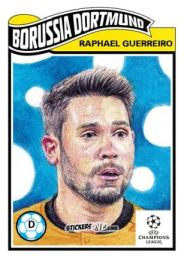 Figurina Raphael Guerreiro - Living Set Soccer 2021 n. 327 - Topps