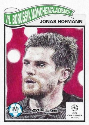 Sticker Jonas Hofmann - Living Set Soccer 2021 n. 333 - Topps