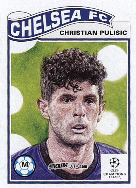 Cromo Christian Pulisic - Living Set Soccer 2021 n. 334 - Topps