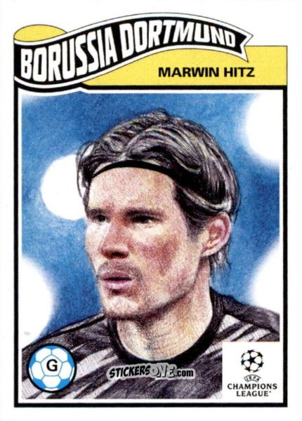 Cromo Marwin Hitz - Living Set Soccer 2021 n. 350 - Topps