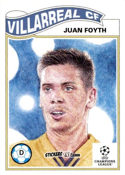 Sticker Juan Foyth - Living Set Soccer 2021 n. 363 - Topps