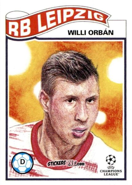 Sticker Willi Orban - Living Set Soccer 2021 n. 367 - Topps