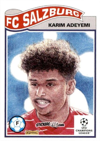 Cromo Karim Adeyemi - Living Set Soccer 2021 n. 376 - Topps