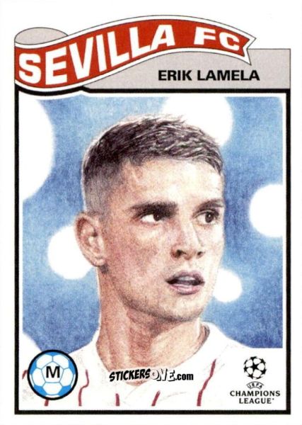 Figurina Erik Lamela - Living Set Soccer 2021 n. 377 - Topps