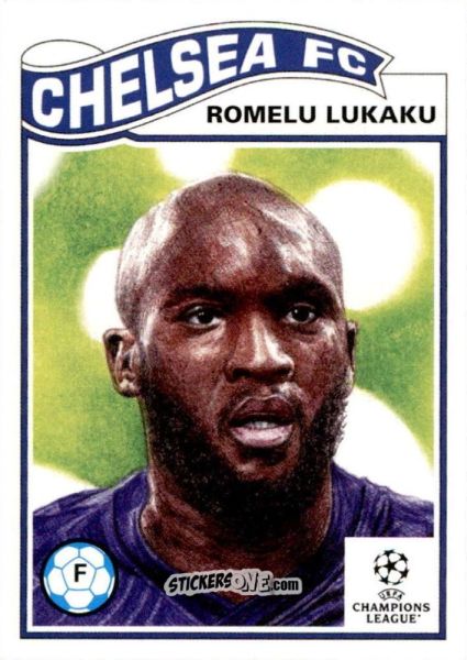 Cromo Romelo Lukaku - Living Set Soccer 2021 n. 384 - Topps