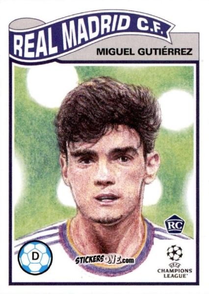 Sticker Miguel Gutierrez - Living Set Soccer 2021 n. 394 - Topps