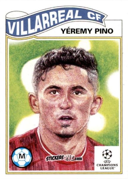 Figurina Yeremy Pino - Living Set Soccer 2021 n. 395 - Topps