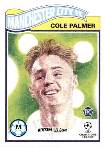 Figurina Cole Palmer - Living Set Soccer 2021 n. 403 - Topps