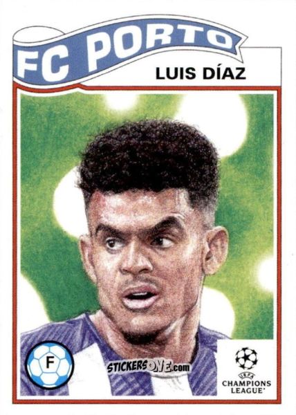 Cromo Luis Diaz - Living Set Soccer 2021 n. 420 - Topps