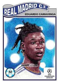 Sticker Eduardo Camavinga - Living Set Soccer 2022 n. 422 - Topps
