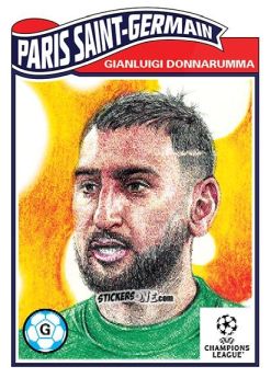 Sticker Gianluigi Donnarumma - Living Set Soccer 2022 n. 424 - Topps