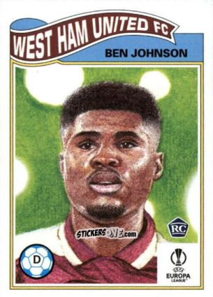 Cromo Ben Johnson - Living Set Soccer 2022 n. 425 - Topps