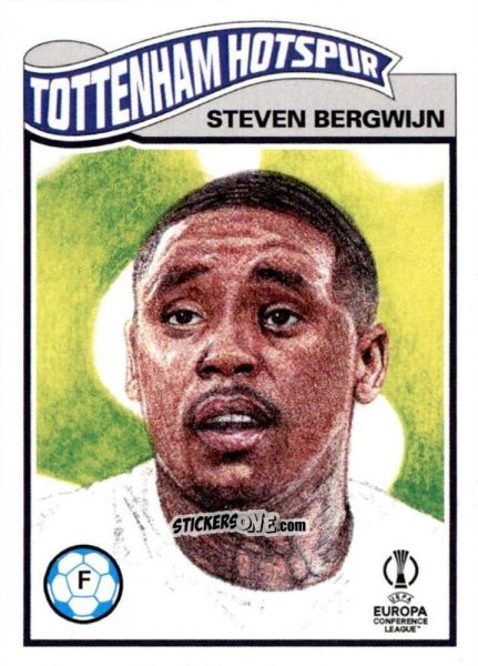 Figurina Steven Bergwijn - Living Set Soccer 2022 n. 435 - Topps