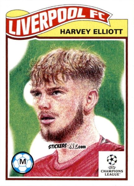 Cromo Harvey Elliott - Living Set Soccer 2022 n. 437 - Topps