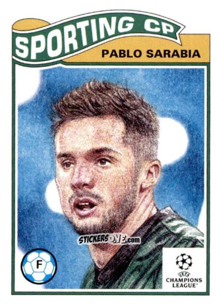 Cromo Pablo Sarabia - Living Set Soccer 2022 n. 440 - Topps