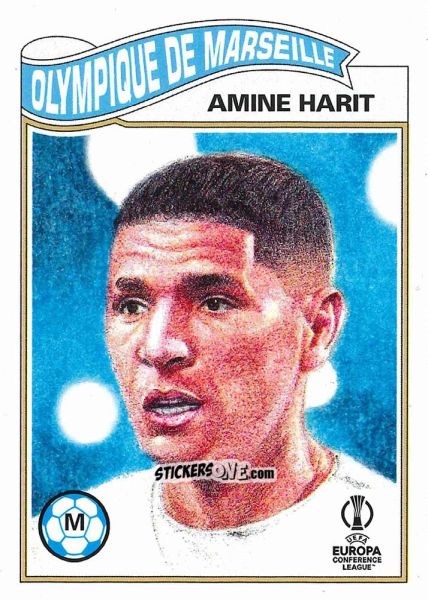Cromo Amine Harit - Living Set Soccer 2022 n. 456 - Topps