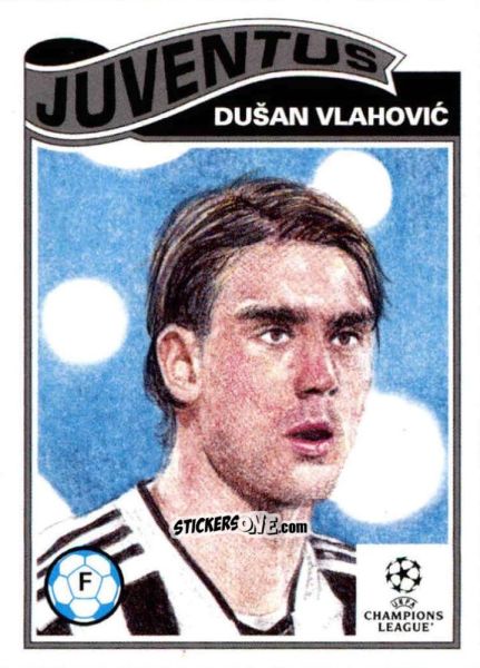 Figurina Dusan Vlahovic - Living Set Soccer 2022 n. 462 - Topps