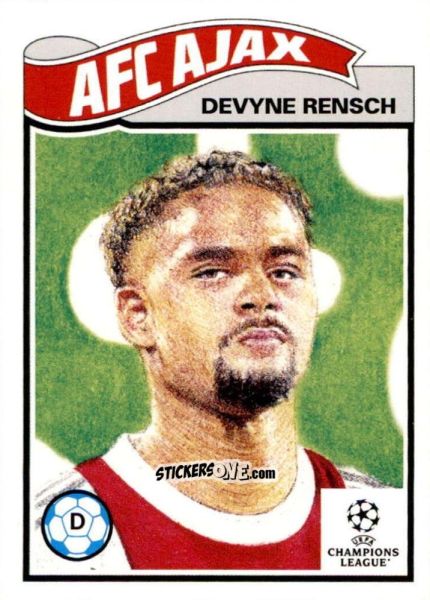 Cromo Devyne Rensch - Living Set Soccer 2022 n. 466 - Topps