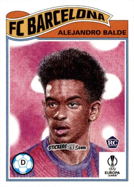 Sticker Alejandro Balde - Living Set Soccer 2022 n. 476 - Topps