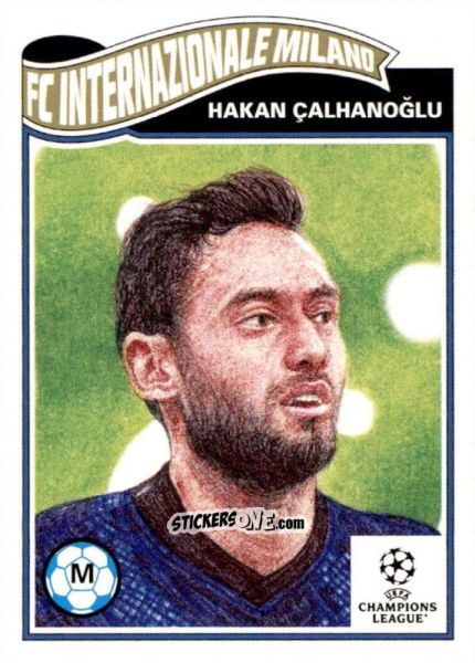 Figurina Hakan Calhanoglu - Living Set Soccer 2022 n. 482 - Topps