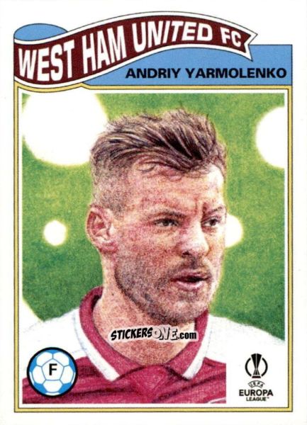 Cromo Andriy Yarmolenko - Living Set Soccer 2022 n. 483 - Topps