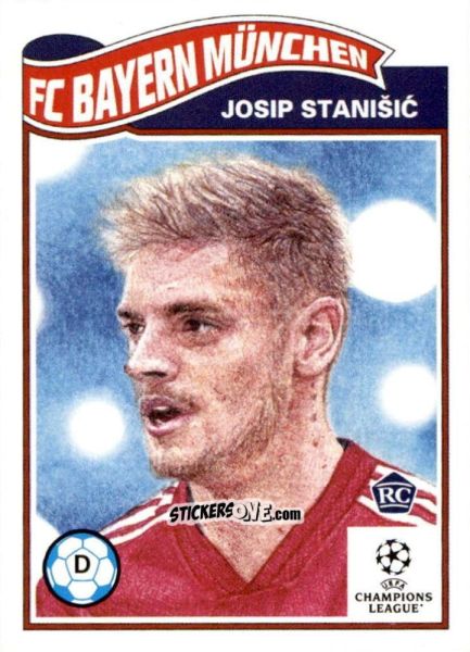 Figurina Josip Stanisic - Living Set Soccer 2022 n. 485 - Topps
