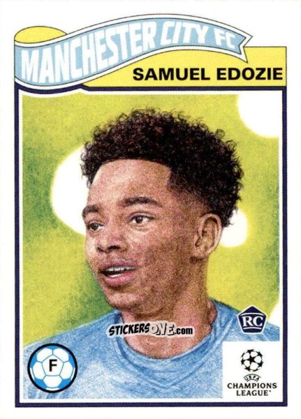 Sticker Samuel Edozie - Living Set Soccer 2022 n. 489 - Topps