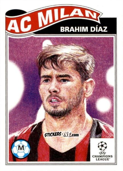 Cromo Brahim Diaz - Living Set Soccer 2022 n. 494 - Topps