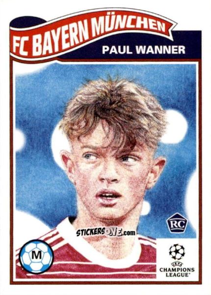 Sticker Paul Wanner - Living Set Soccer 2022 n. 496 - Topps