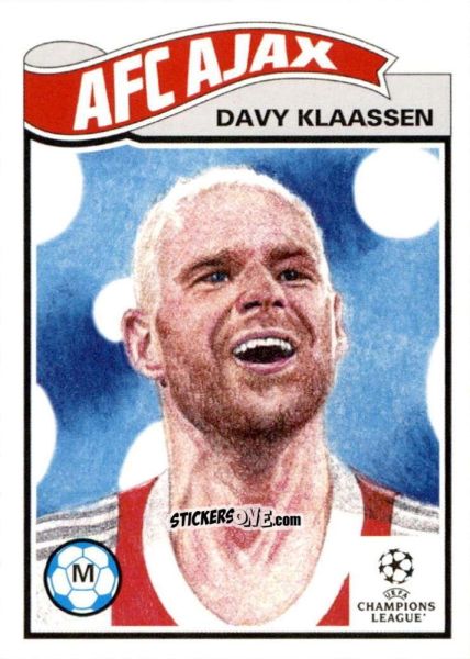 Figurina Davy Klaassen - Living Set Soccer 2022 n. 501 - Topps