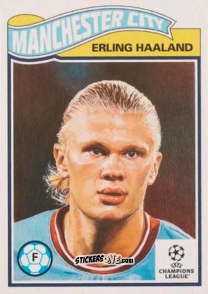Cromo Erling Haaland - Living Set Soccer 2023 n. 510 - Topps