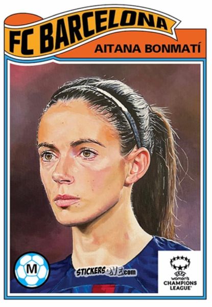 Sticker Aitana Bonmatí - Living Set Soccer 2023 n. 512 - Topps