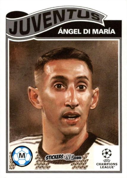 Figurina Angel Di Maria - Living Set Soccer 2023 n. 514 - Topps