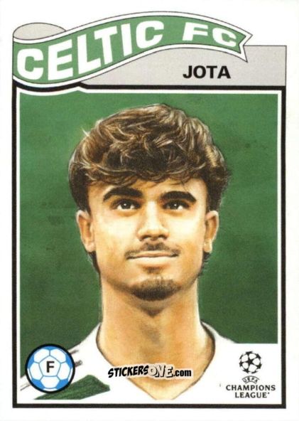 Sticker Jota - Living Set Soccer 2023 n. 521 - Topps