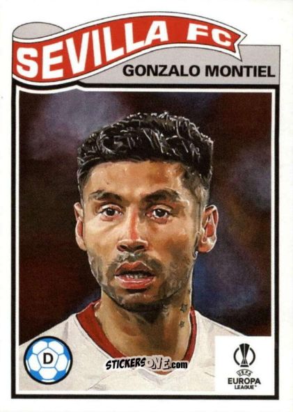 Sticker Gonzalo Montiel - Living Set Soccer 2023 n. 523 - Topps