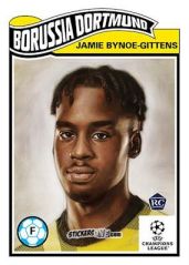Cromo Jamie Bynoe-Gittens - Living Set Soccer 2023 n. 525 - Topps